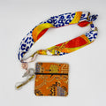 Orange & Yellow Scarf with Orange Pouch