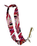 Red & Pink Stitching Scarf