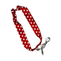 Red & White Polka Dot Stitching Scarf